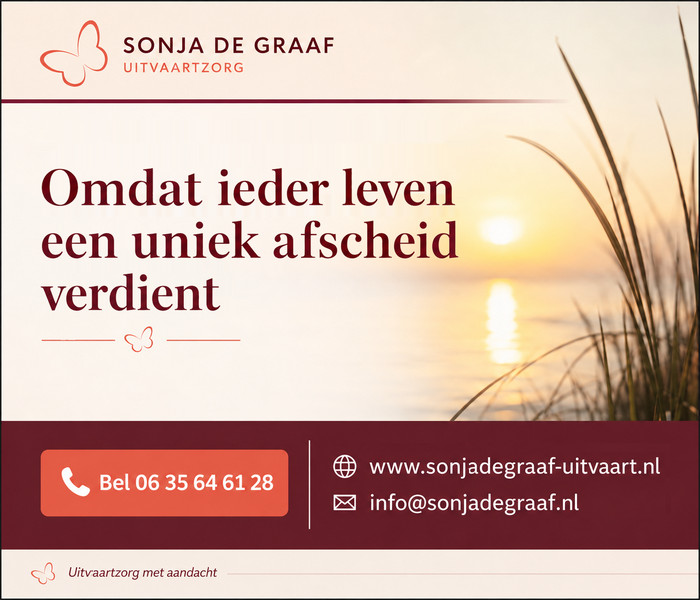 444942 Sonja de Graaf uitvaart Banner